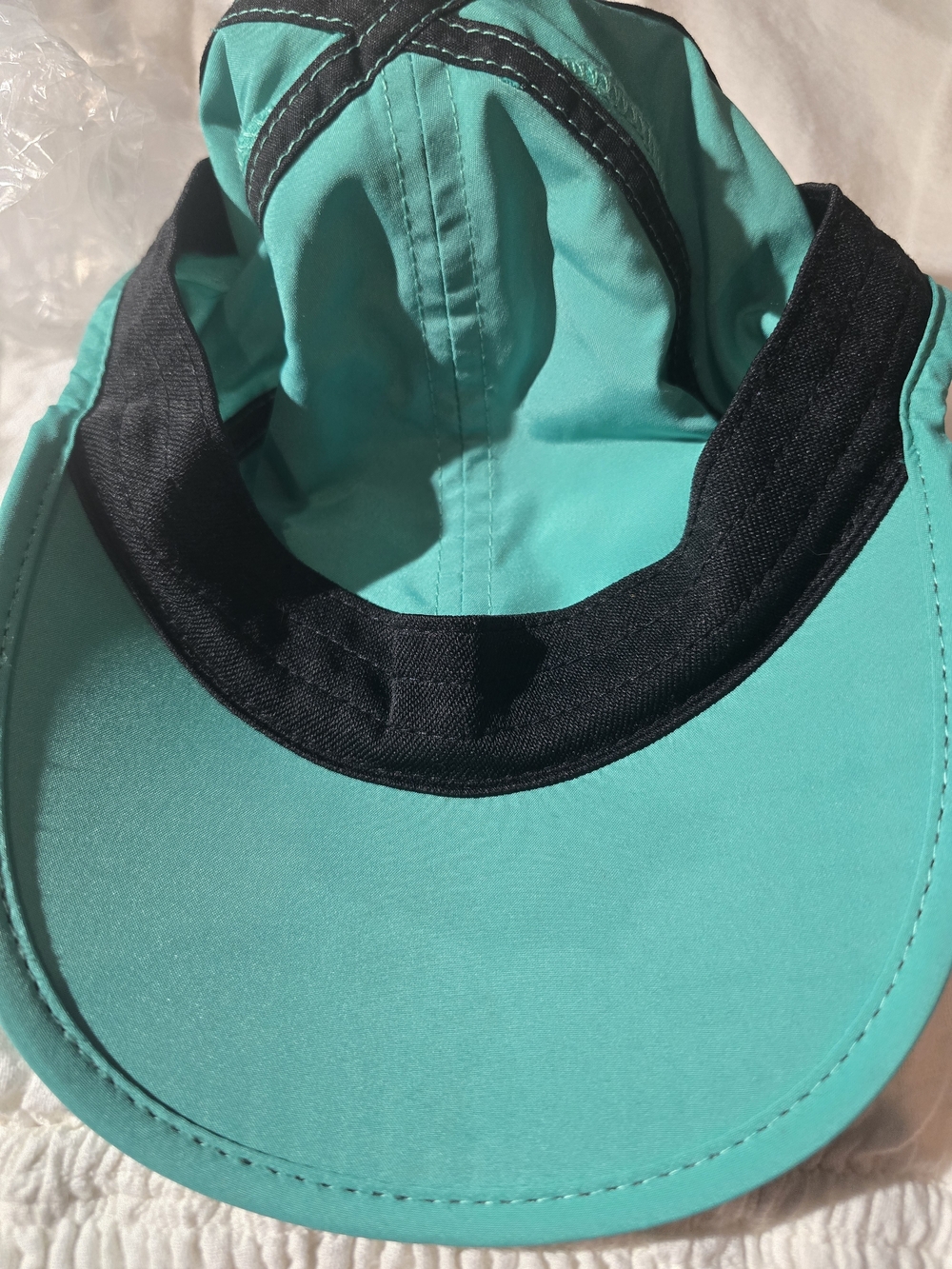 ​Nike Featherlight Dri-Fit Run Hat Teal Green Streetwear Unisex One Size - Picture 7 of 7
